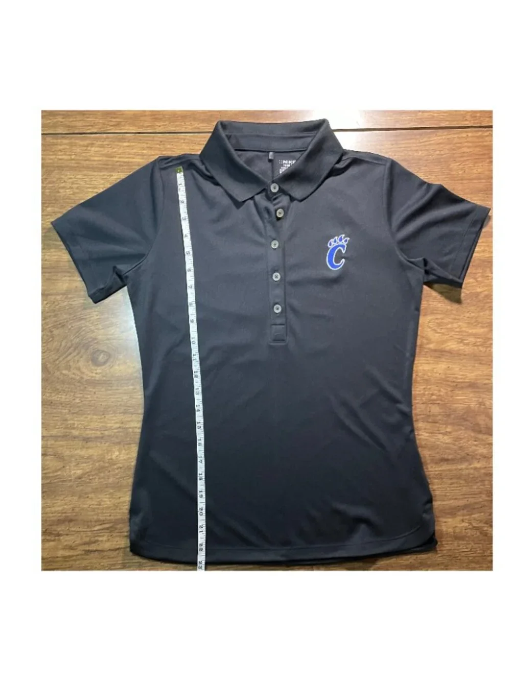 Nike Golf Tour Performance Dri-Fit Black Polo Shirt T-Shirt - Size S - Pre-Owned